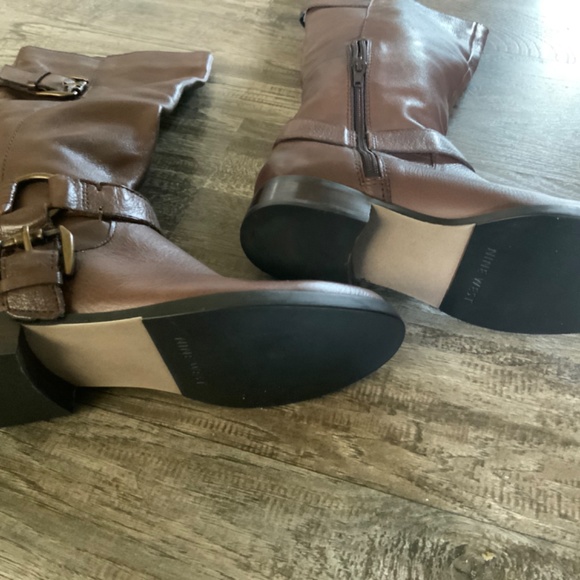 Brown Leather Nine West Boots - Picture 4 of 4